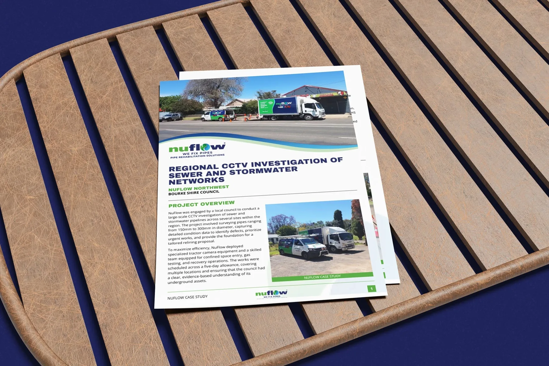 Nuflow Northwest case study about CCTV investigation for Bourke Shire Council